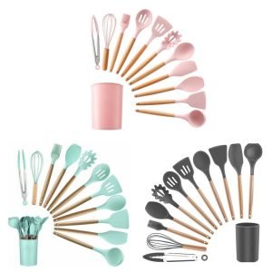 Silicone Tool Set MOQ 100 per colour. FOB 🇨🇳 $3.75 per set