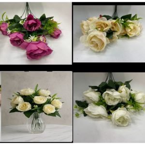 Artificial Peonie Bunch MOQ 120ย eachย color. FOB ๐จ๐ณ $1.00