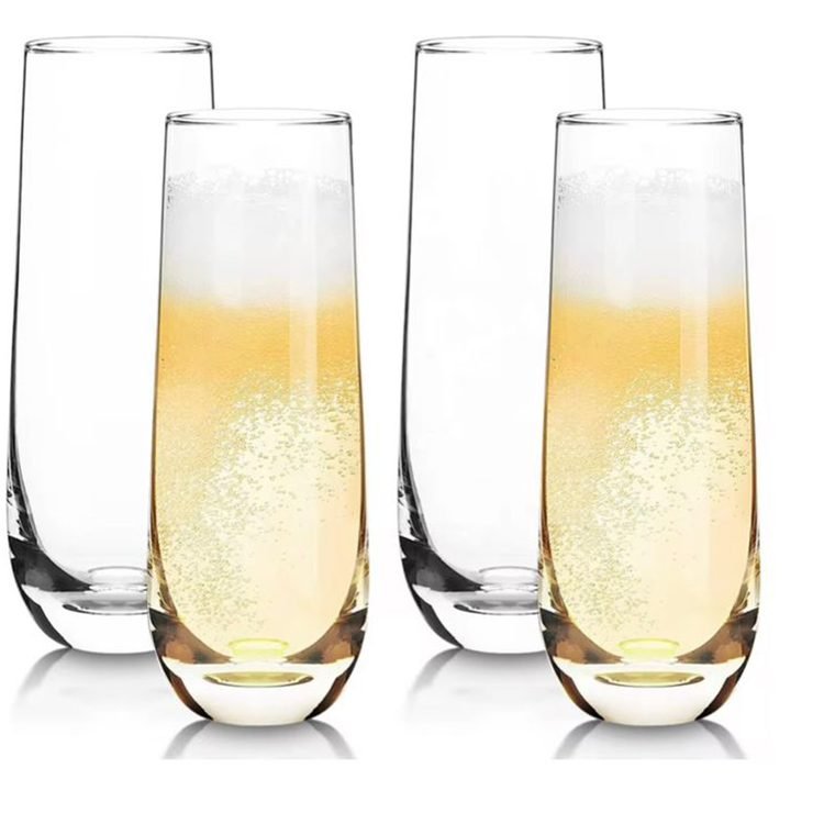 Stemless Flute Glasses MOQ 48 (54 pcs) pack . FOB π¨π³ $26.00 - Image 2