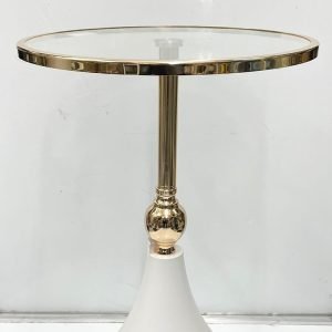 Glass Top Side Table MOQ 36 pcs. FOB ๐จ๐ณ $9.00