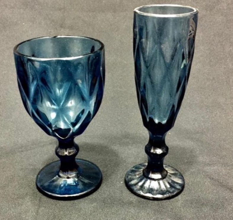 6pc wine or 6pc champagne glass set