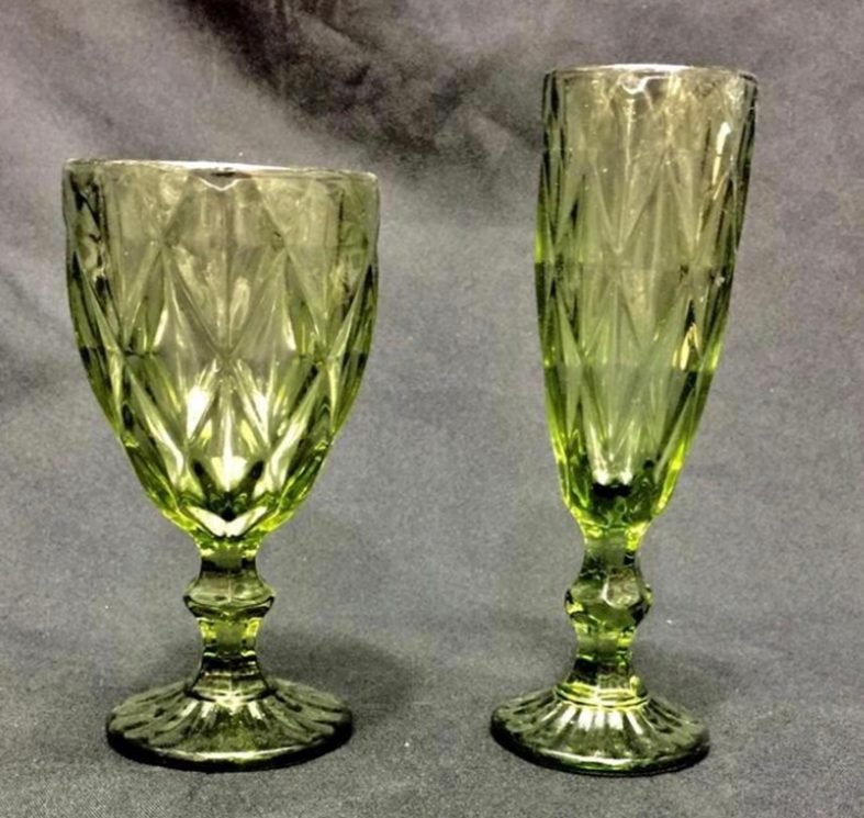 6pc wine or 6pc champagne glass set - Image 2