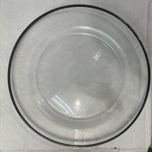 Glass underplate Black rim!