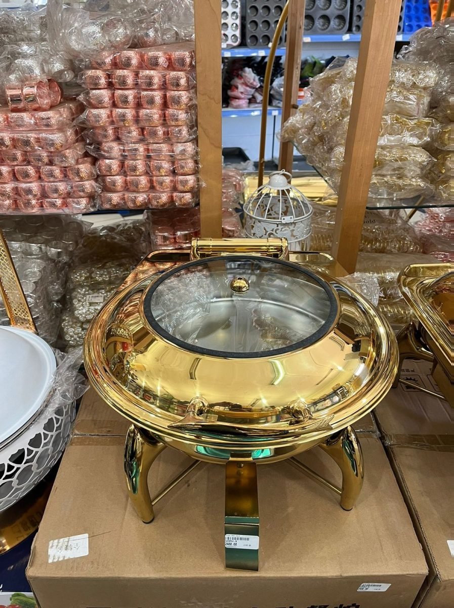 Round chafing dish