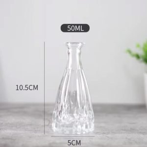 Glass bud vase