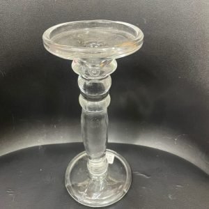 Glass candle holder