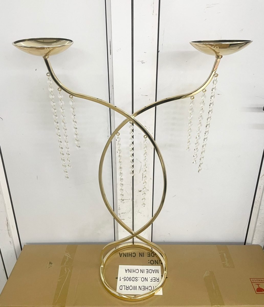 2arm metal FLower stand