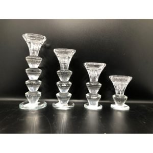 Glass Candle Holder 9cm