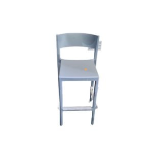 Bar Stool Grey Rect