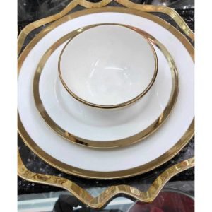 Gold Rim S/Plate 7"