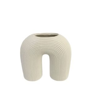 Ceramic Vase END White