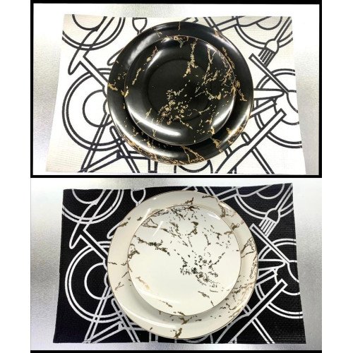 Marble Finish Dplate Black - Image 2