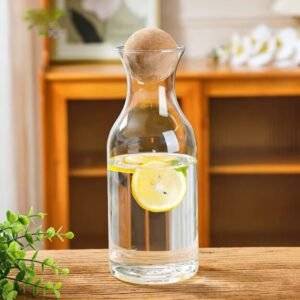 1.5L Glass carafe with Wooden ball stopper